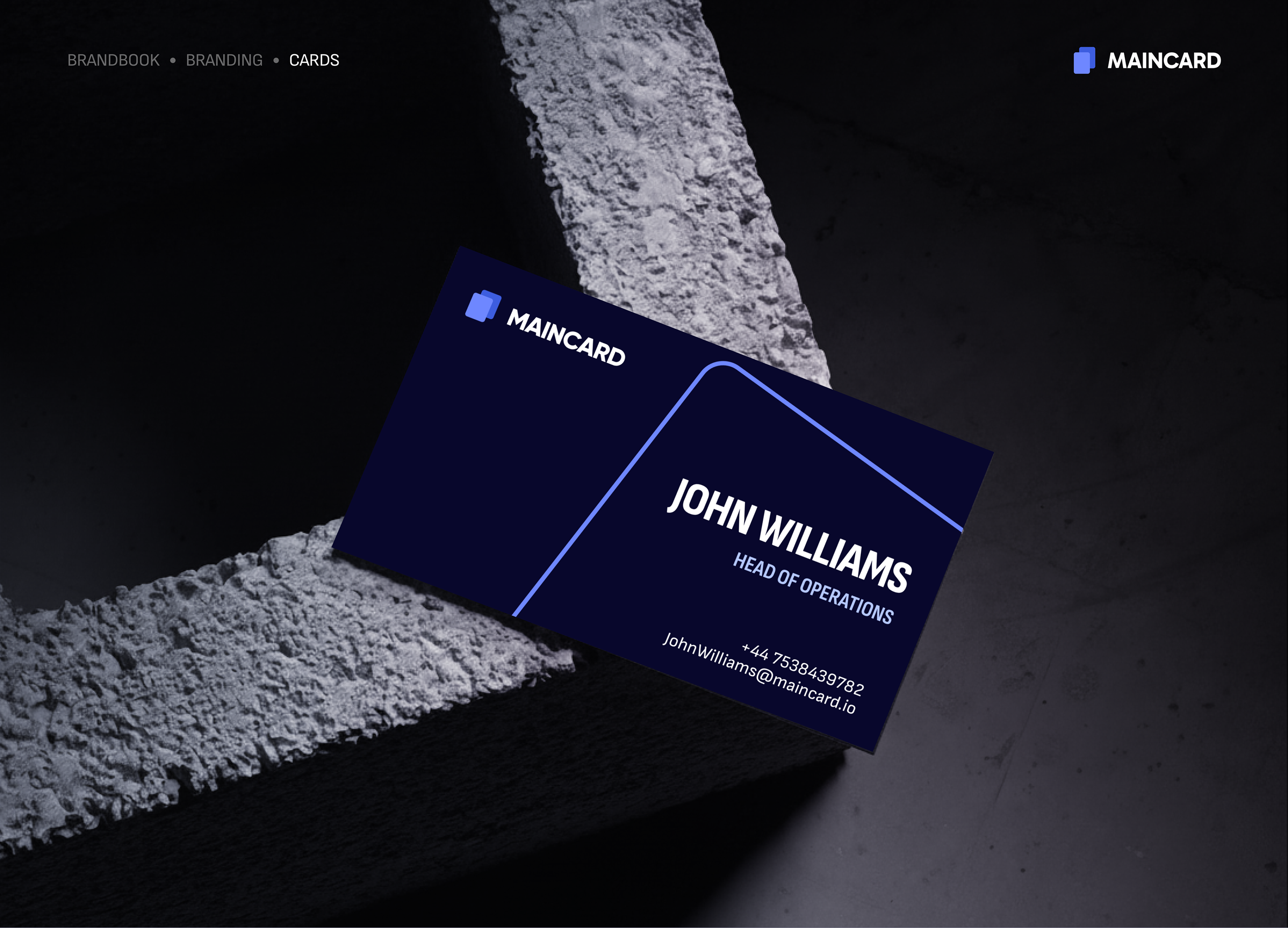 Maincard Brandbook — frame 23