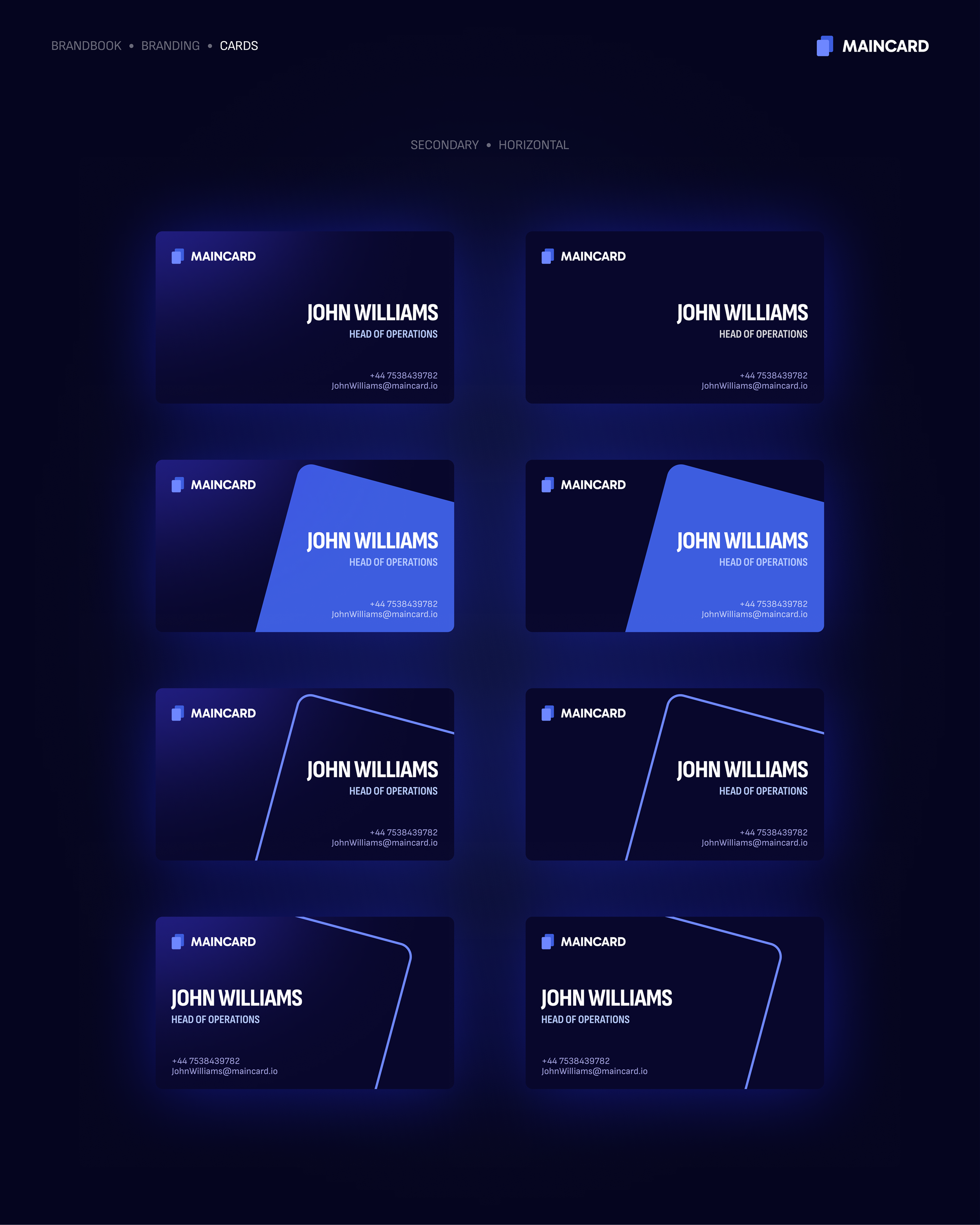 Maincard Brandbook — frame 24