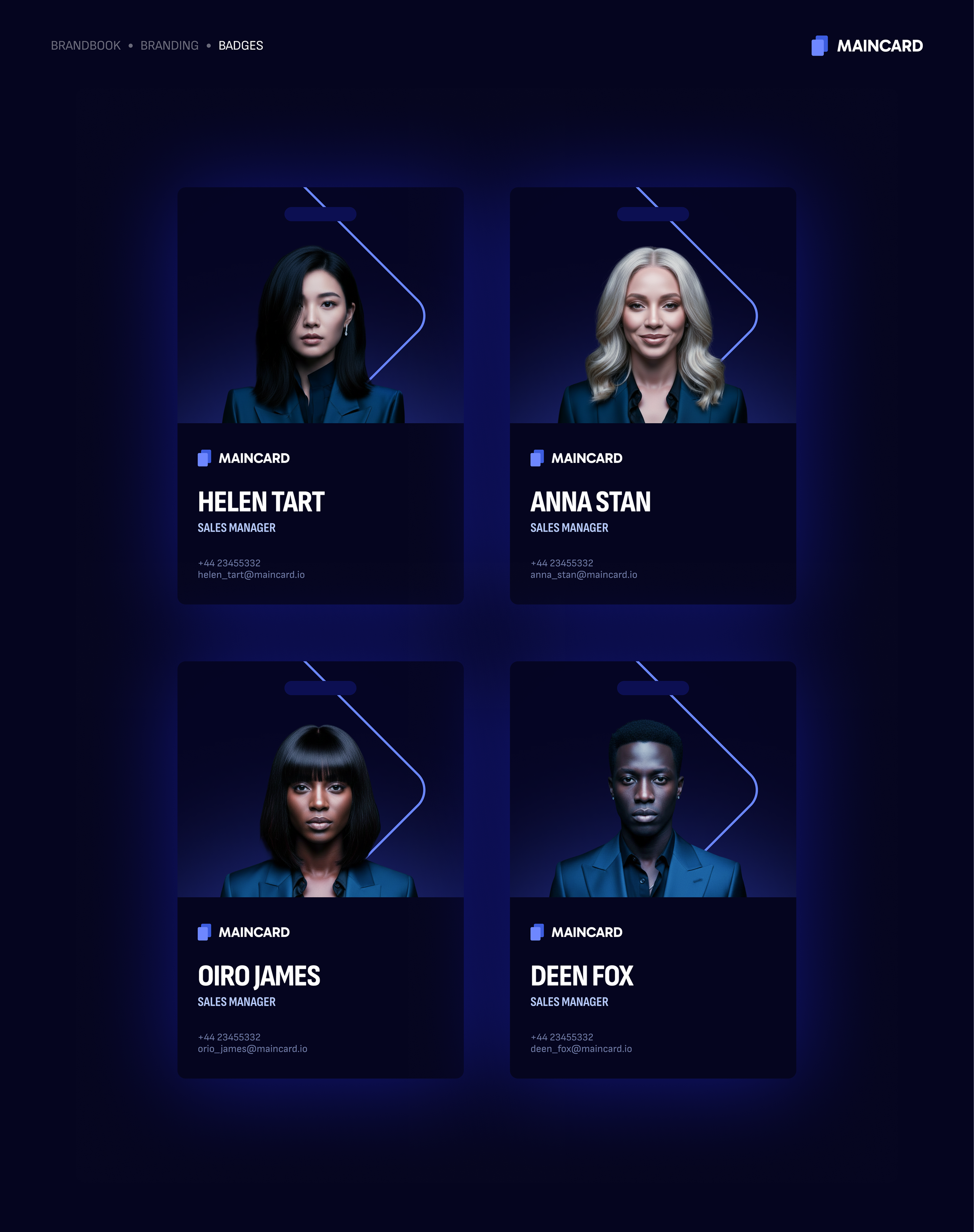 Maincard Brandbook — frame 31