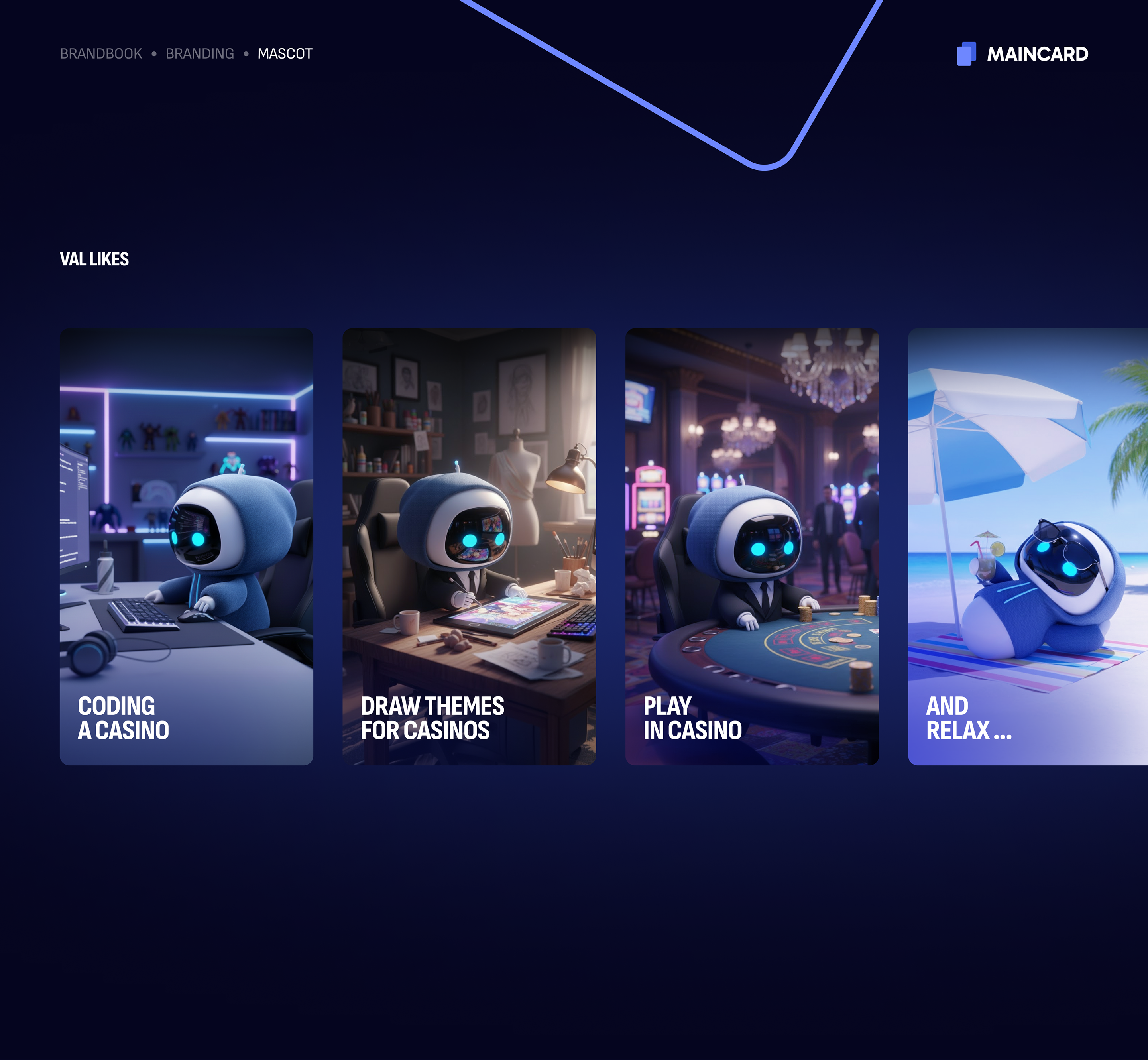 Maincard Brandbook — frame 57