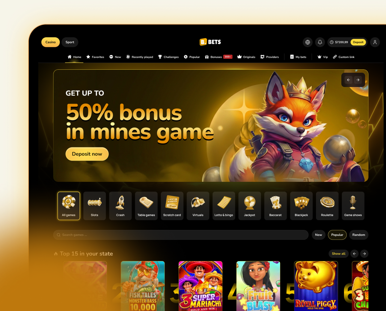 Casino UX